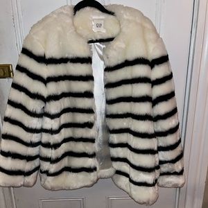 Faux fur winter jacket